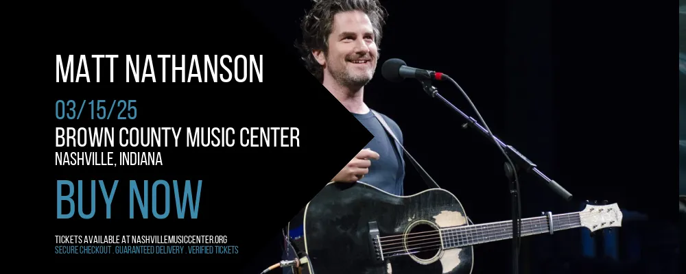 Matt Nathanson at Brown County Music Center